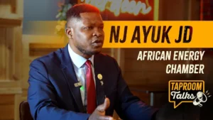 Taproom Talks, host Kenny Dooley sits down with NJ Ayuk JD, Chairman of the African Energy Chamber and organiser of Africa Energy Week